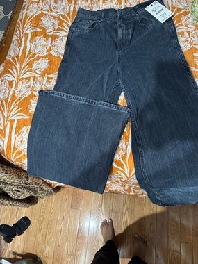 Wide Leg Dark Wash Jeans